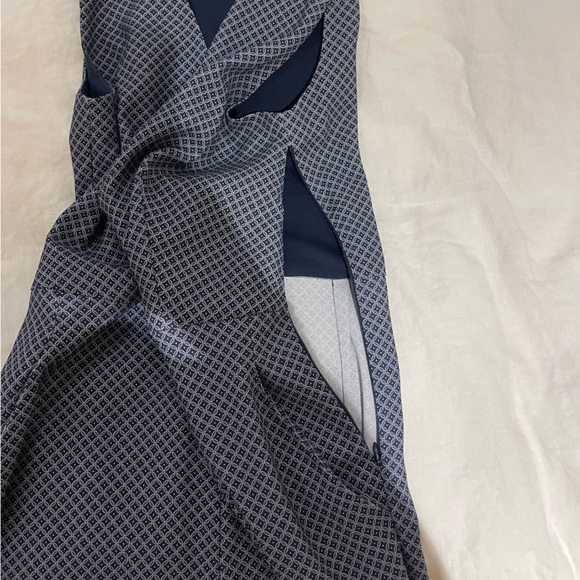 Zara Trafaluc Blue Pattern Pantsuit - Picture 5 of 6